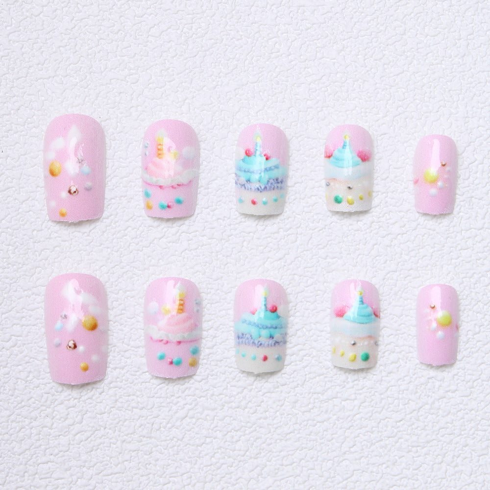 Celebration-Themed Press-On Nails Stornfield