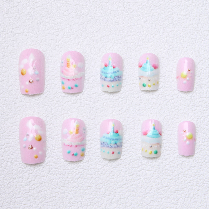 Celebration-Themed Press-On Nails Stornfield
