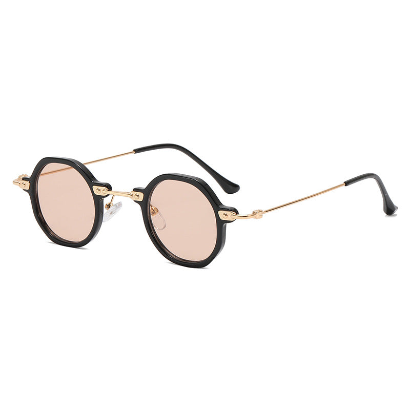 Women's designer sunglasses with hexagonal frame and luxurious metal accents Stornfield
