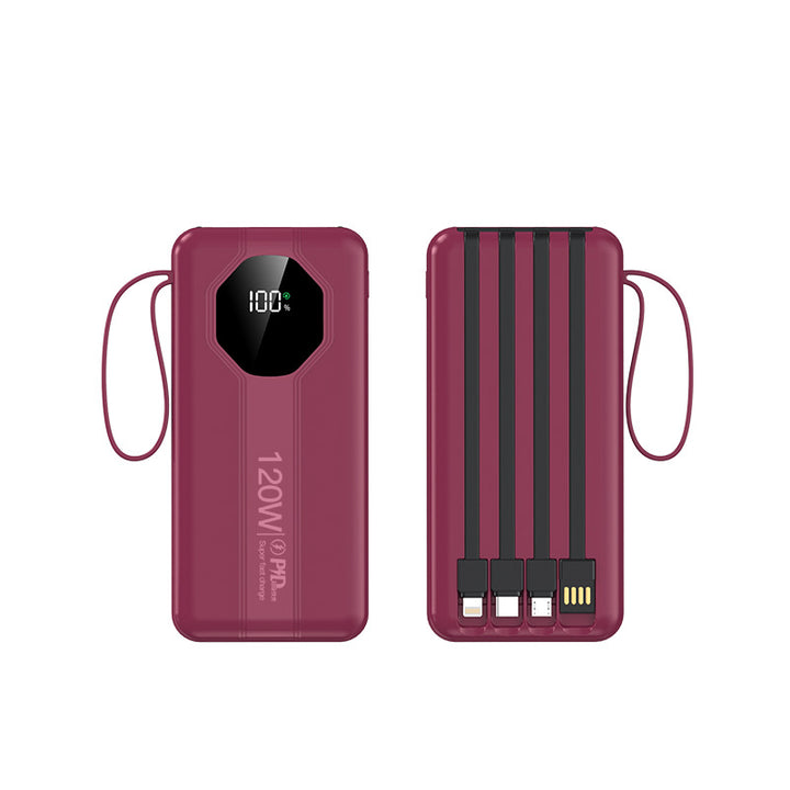 High-performance power bank with smart charging and digital charge level display Stornfield