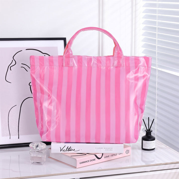 spacious Stripe Beach Bag Stornfield