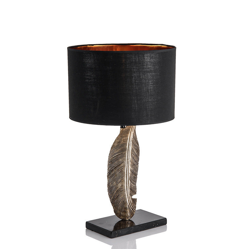 Feather-Inspired Table Lamp