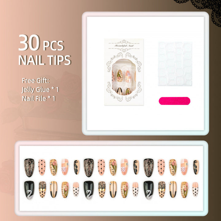 Decorative Artistic Press-On Nails