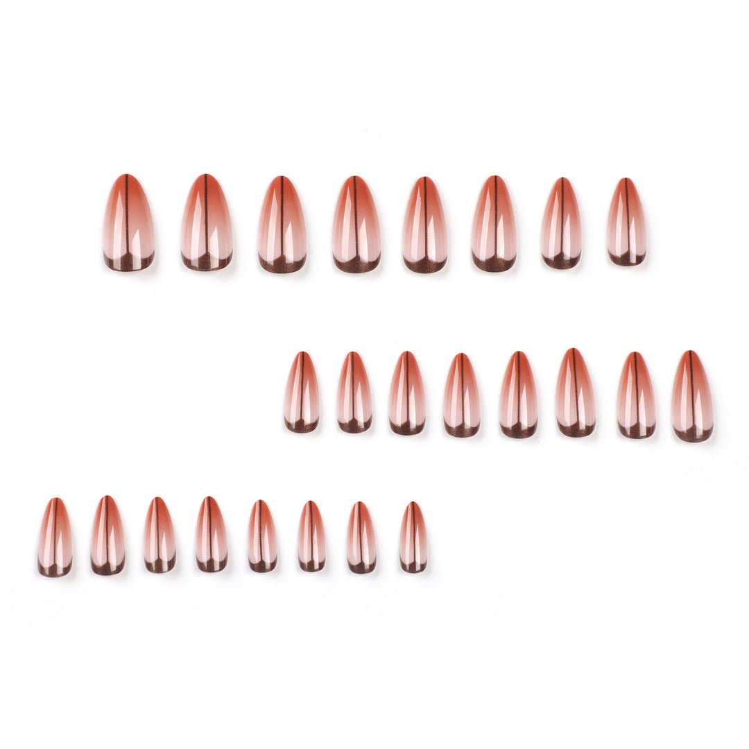 Artistic stiletto nails with trendy ombre effect Stornfield