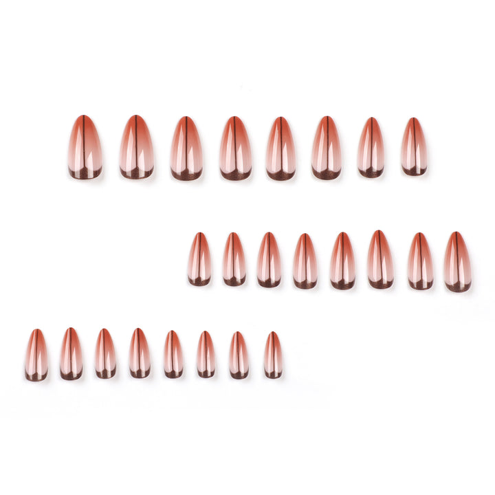 Artistic stiletto nails with trendy ombre effect Stornfield
