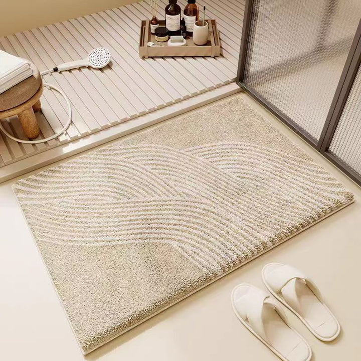 Textured Absorbent Bathroom Mat Stornfield