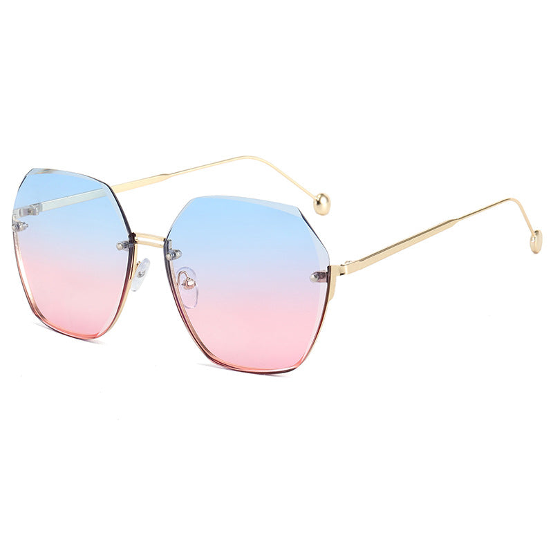 Ladies oversized sunglasses in modern hexagon style Stornfield