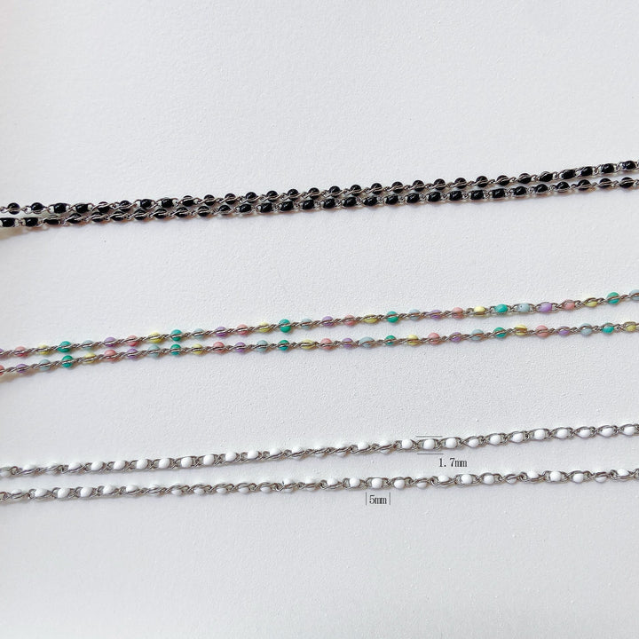 Fashionable necklace with practical extension mechanism Stornfield