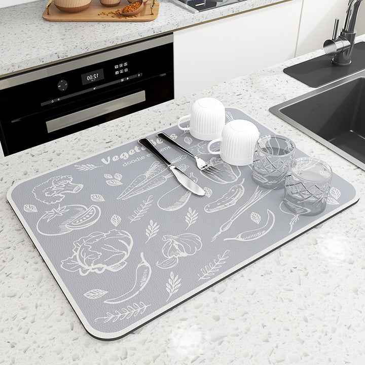 Floral Pattern Kitchen Mat Stornfield