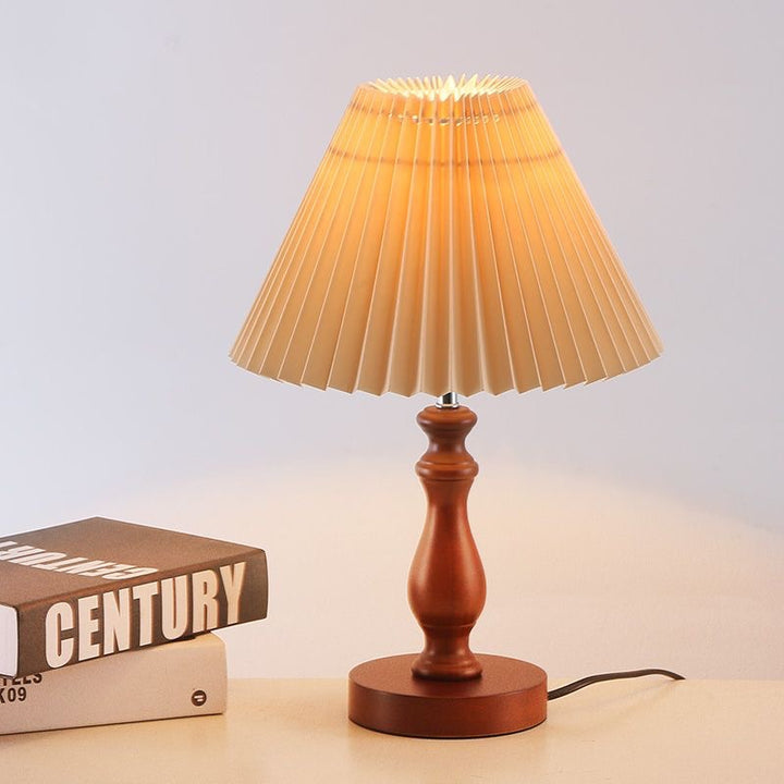 Pleated Shade Accent Table Lamp