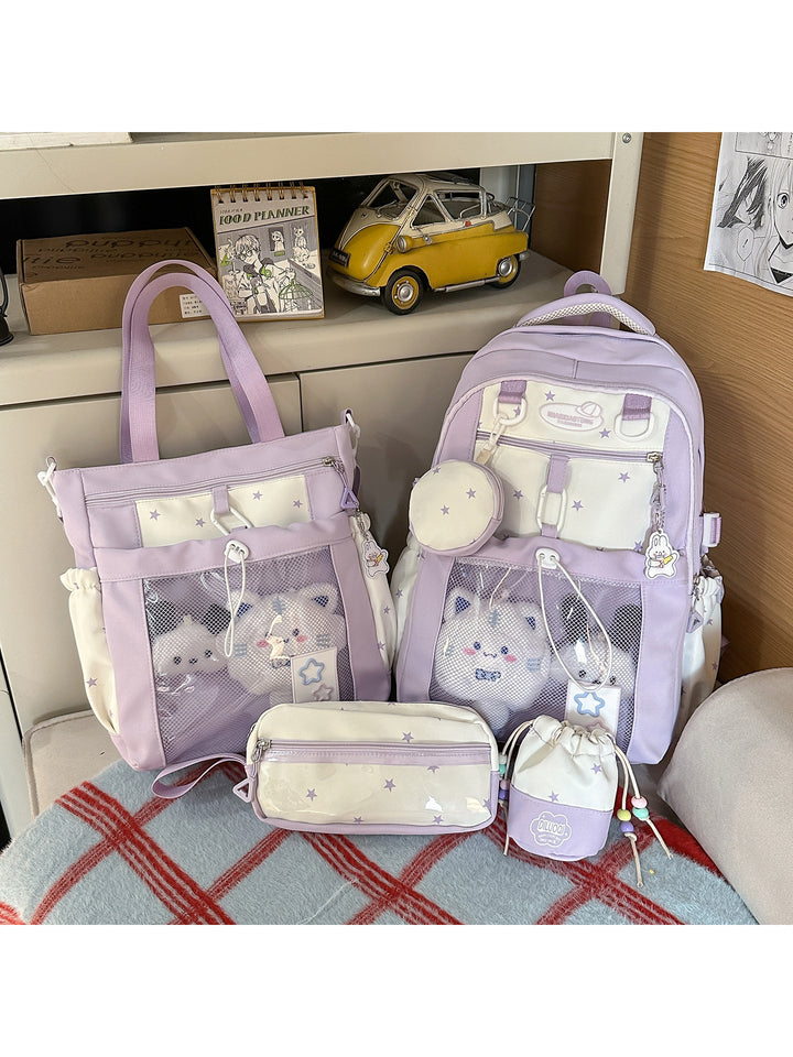 Plush School Backpack Set Stornfield