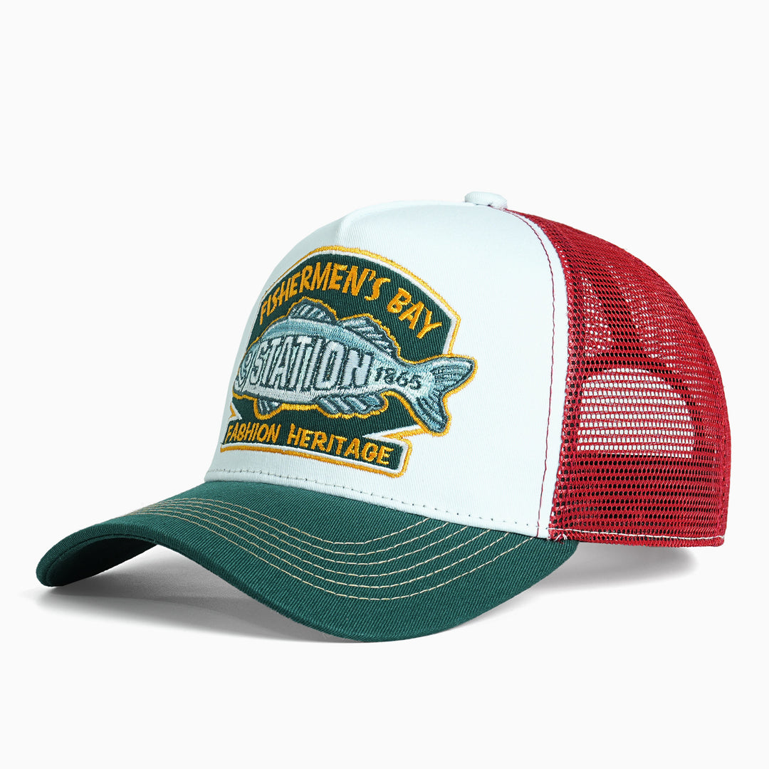 Ladies Trucker Cap with outstanding embroidery design Stornfield