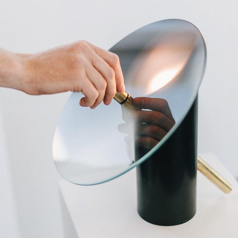 Modern Table Lamp with Adjustable Shade