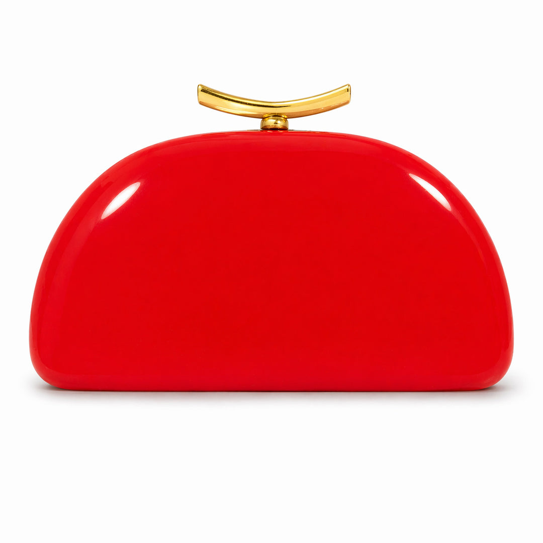 Marbled Acrylic Evening Clutch