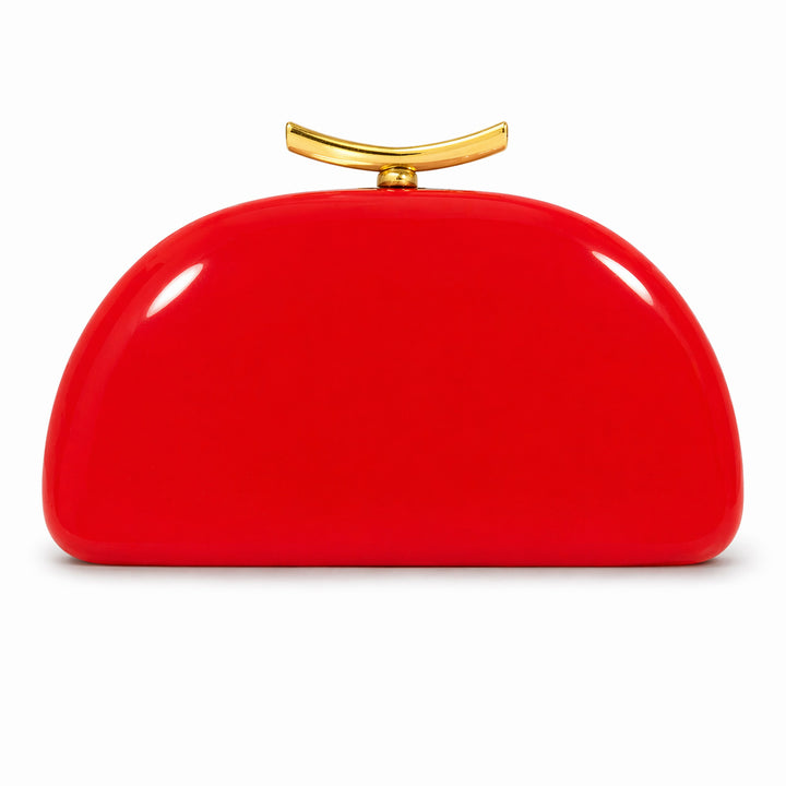 Marbled Acrylic Evening Clutch