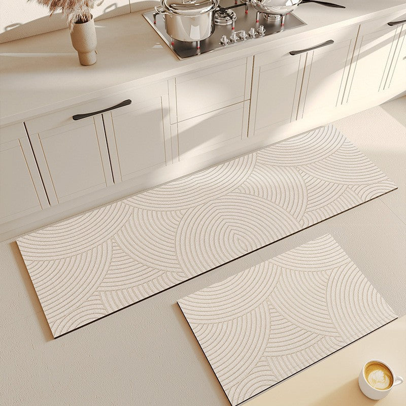 Abstract Geometric Kitchen Runner Mat