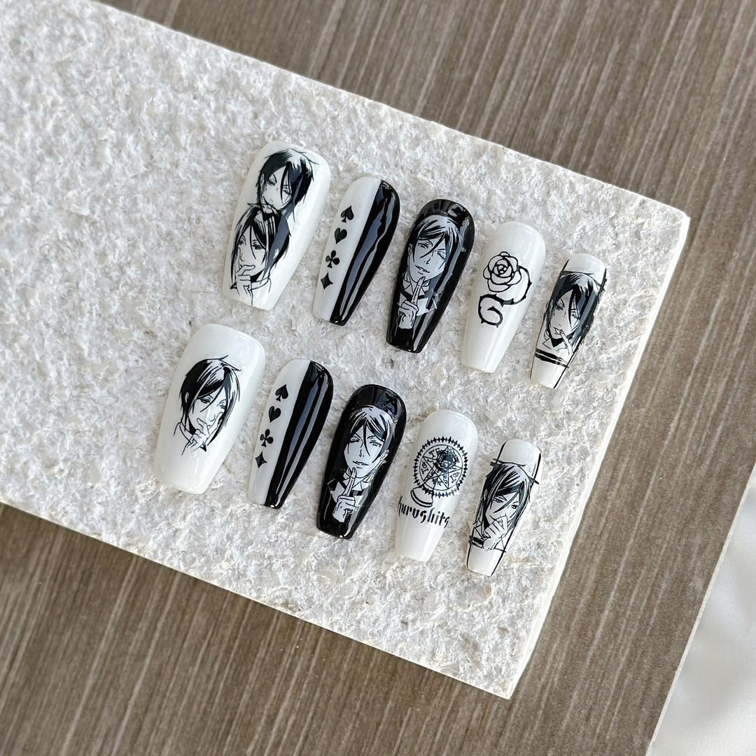 Themed Press-On Nail Art Set