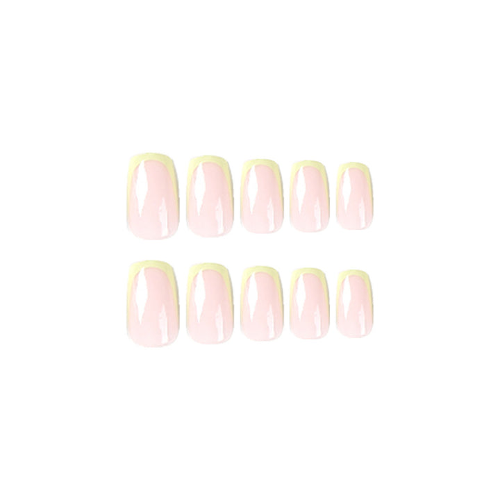 Artistic nail extensions with elegant French tip and modern accents Stornfield