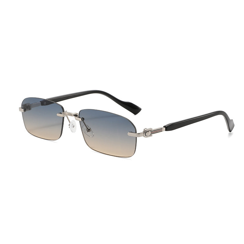 Men's Sleek Geometric Frame Sunglasses Stornfield