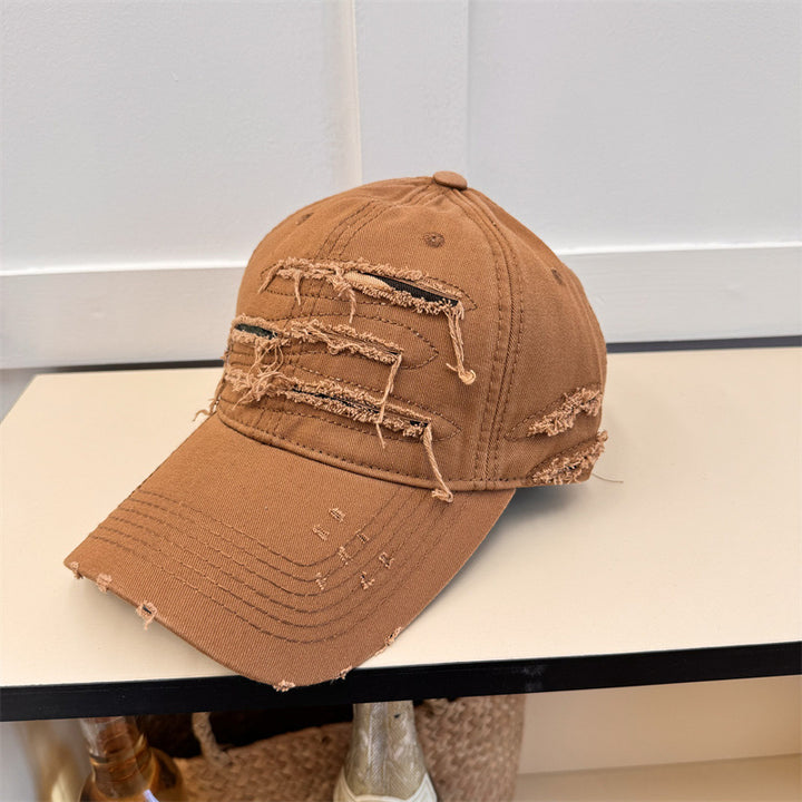 Men's Distressed Denim Baseball Cap Stornfield