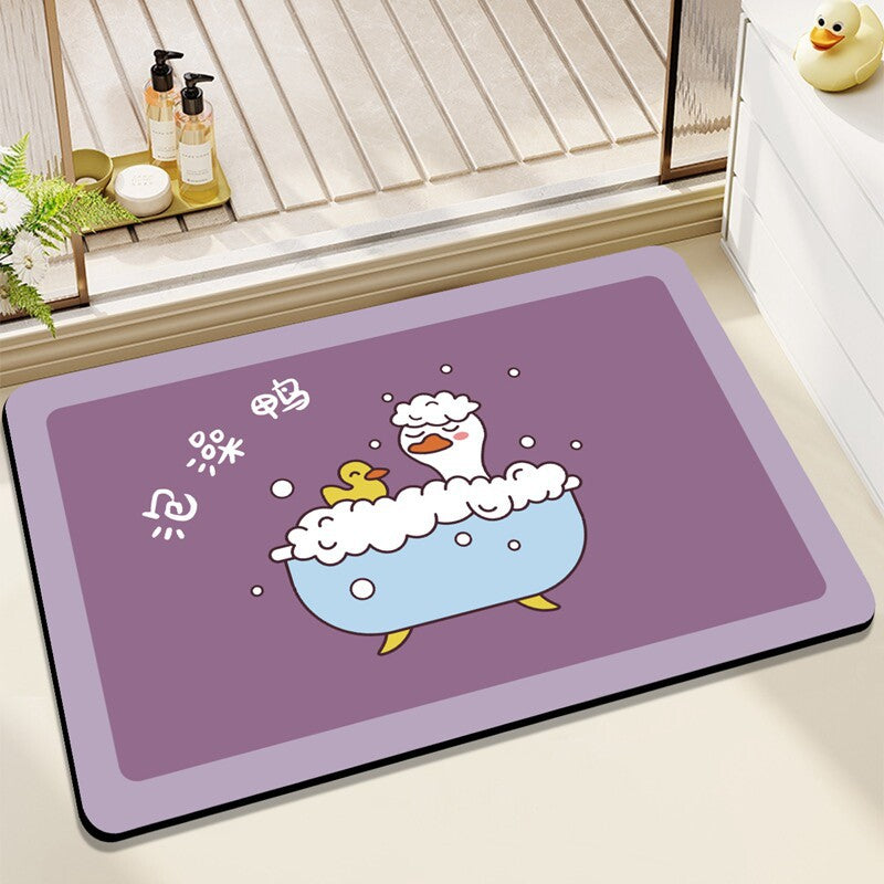 Cute Bear-Themed Decorative Mat