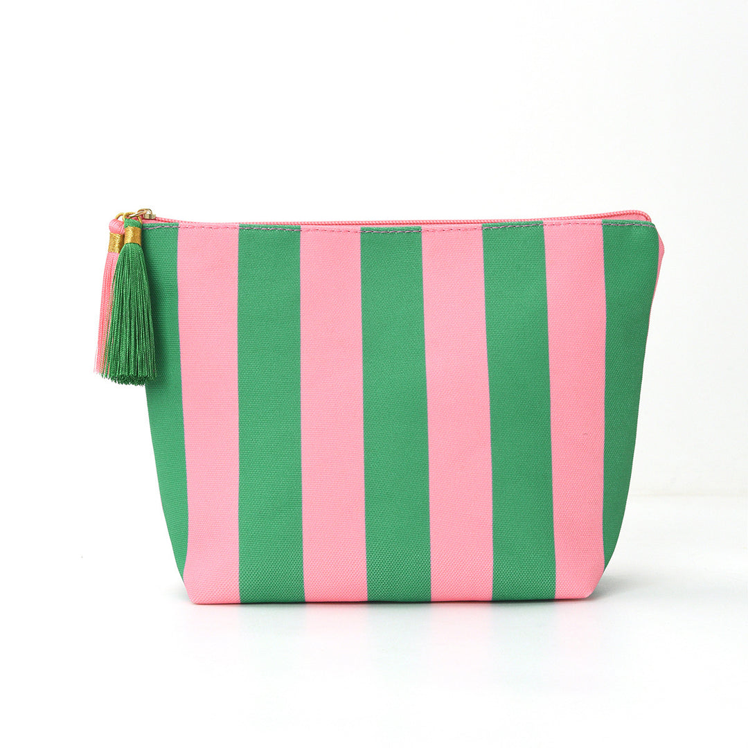 Cosmetic bag with sophisticated stripe pattern Stornfield