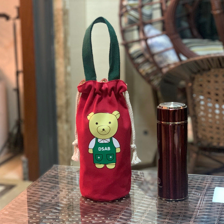 Kids' Cute Bear-Themed Water Bottle Sleeve Stornfield