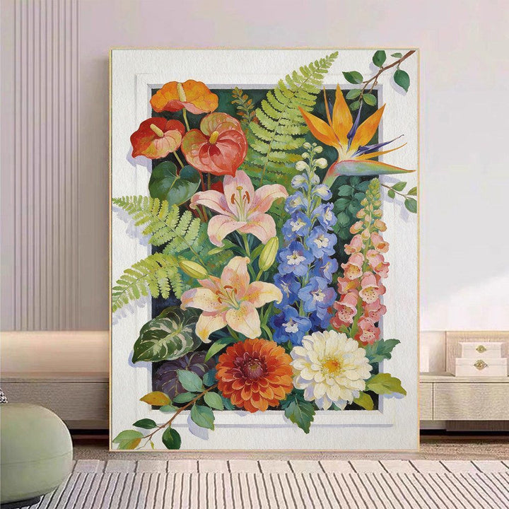 Floral Botanical Canvas Art Print Stornfield
