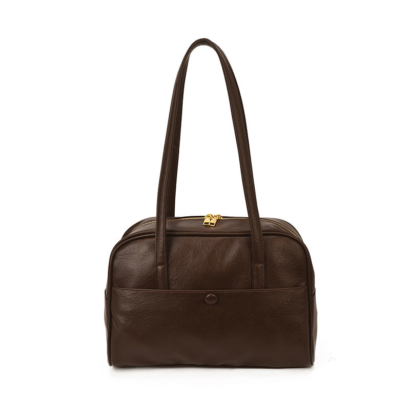 Chic Structured Handheld Tote Bag