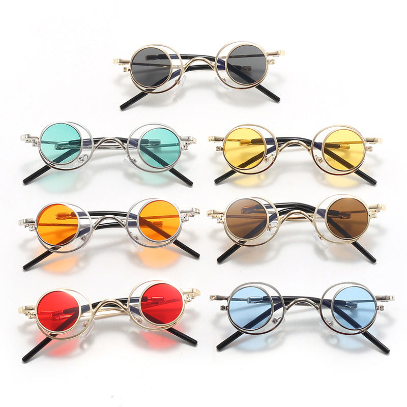 Women's Fashion Round Sunglasses with Elegant Metal Frame Stornfield