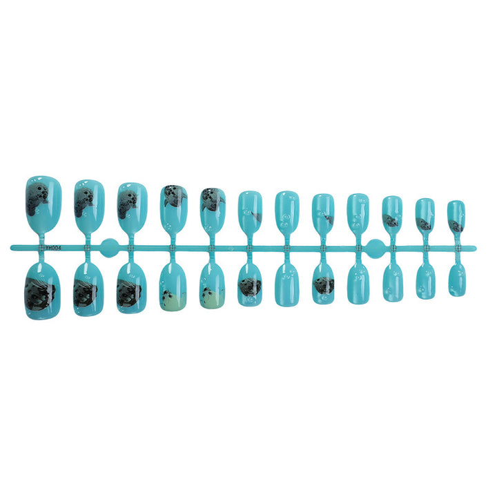 Artistic Cat Design Press-On Nails Stornfield