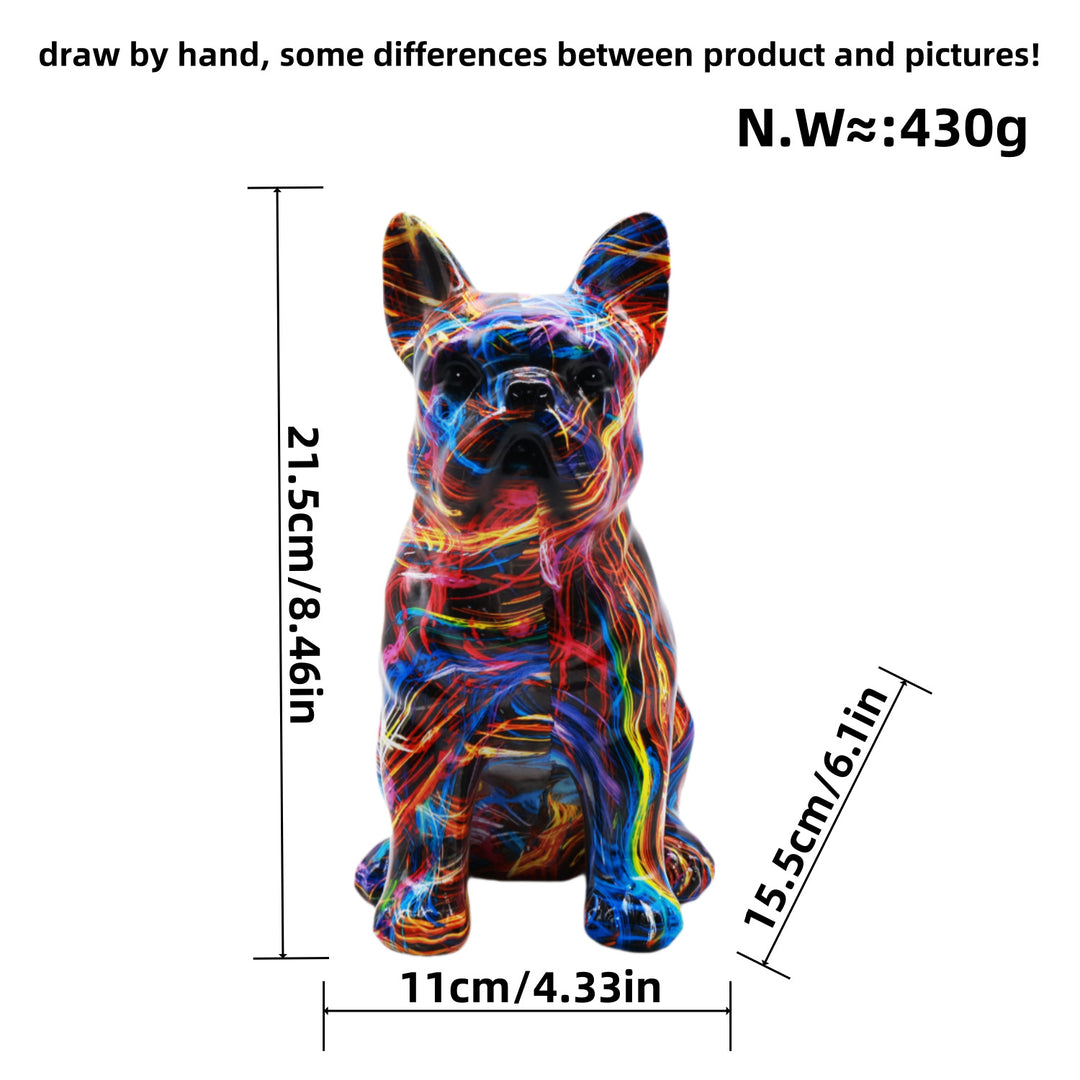 Artistically designed bulldog figure Stornfield