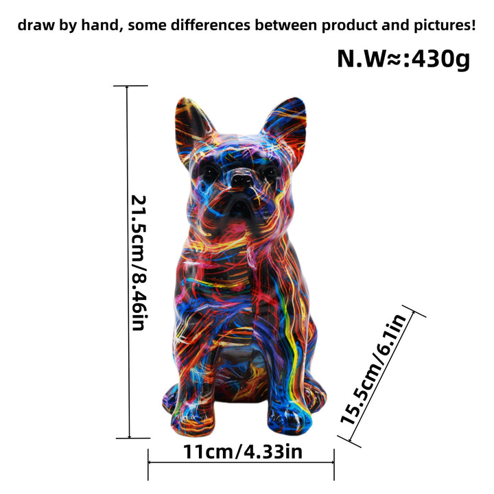 Artistically designed bulldog figure Stornfield