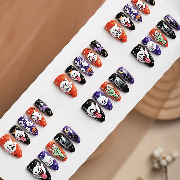 Creative Halloween Art Nail Set Stornfield