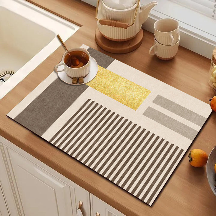 Playful Textured Kitchen Mat Stornfield