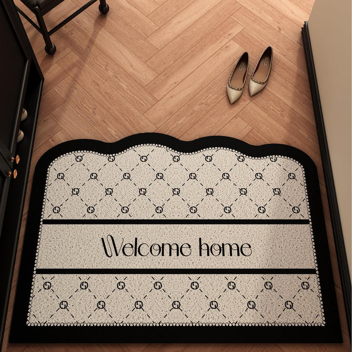 Floral-Themed Welcome Mat Stornfield
