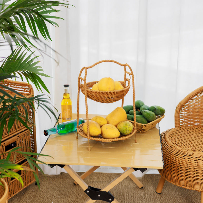 Multi-Tiered Woven Fruit Stand Stornfield