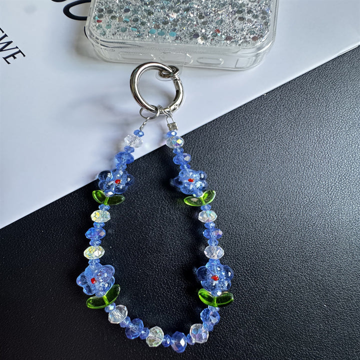 Floral Beaded Keychain Chain Stornfield