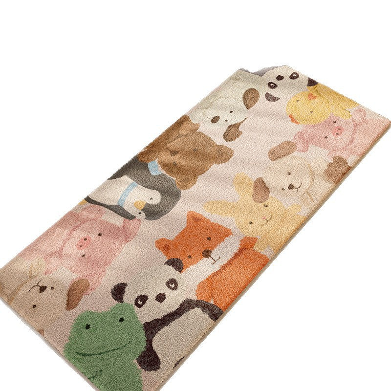 Playful Animal-Themed Runner Mat Stornfield