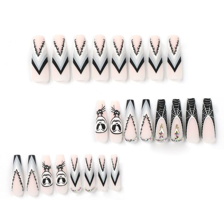 Artistic Nail Extensions in Halloween Design Stornfield
