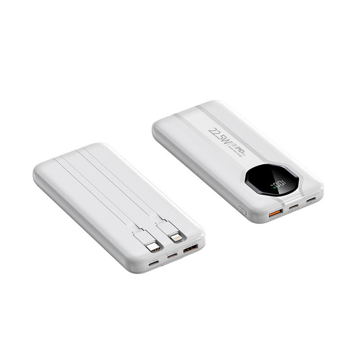 High-performance power bank with integrated charging cables Stornfield