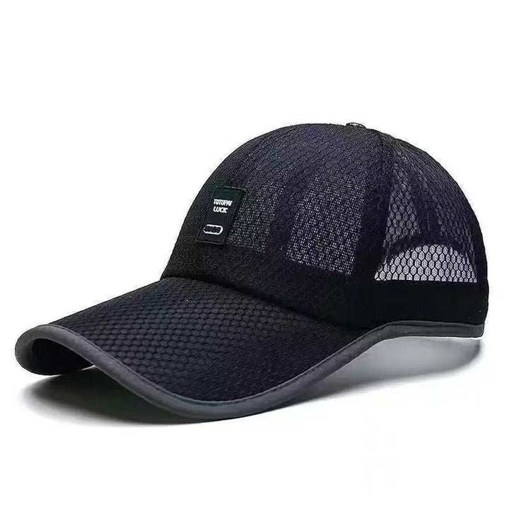 breathable mesh baseball cap with adjustable back strap and curved brim Stornfield