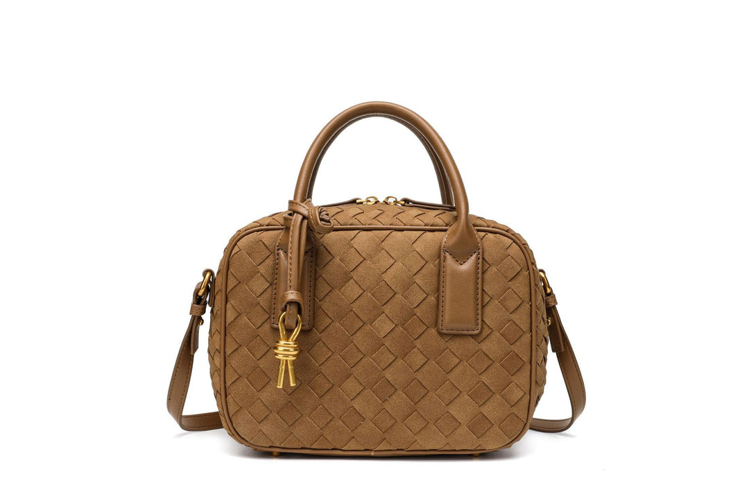 Textured Leather Boutique Handbag Stornfield