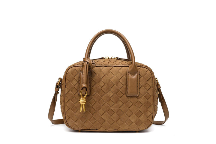 Textured Leather Boutique Handbag Stornfield