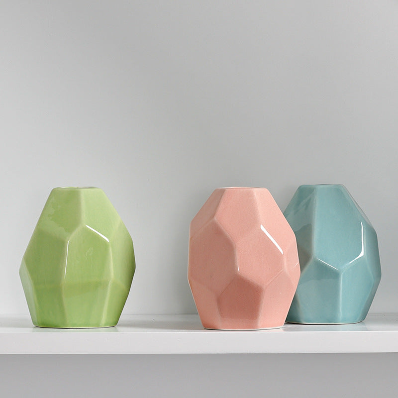 Geometric Modern Ceramic Vase Stornfeild