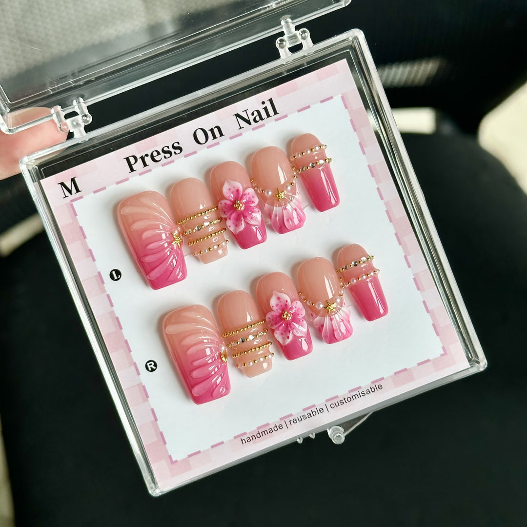 Artistic Reusable Press-On Nail Set