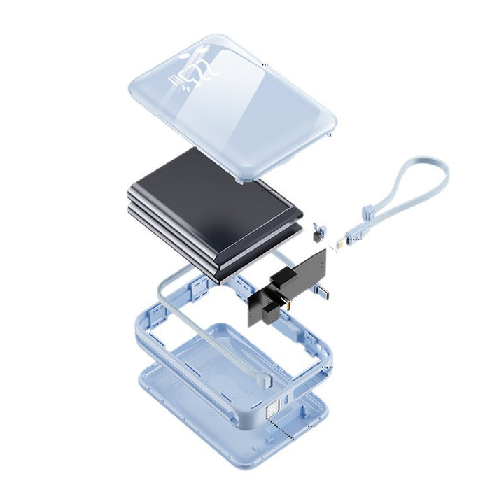 Portable power bank with elegant design and multifunctional charging cable Stornfield
