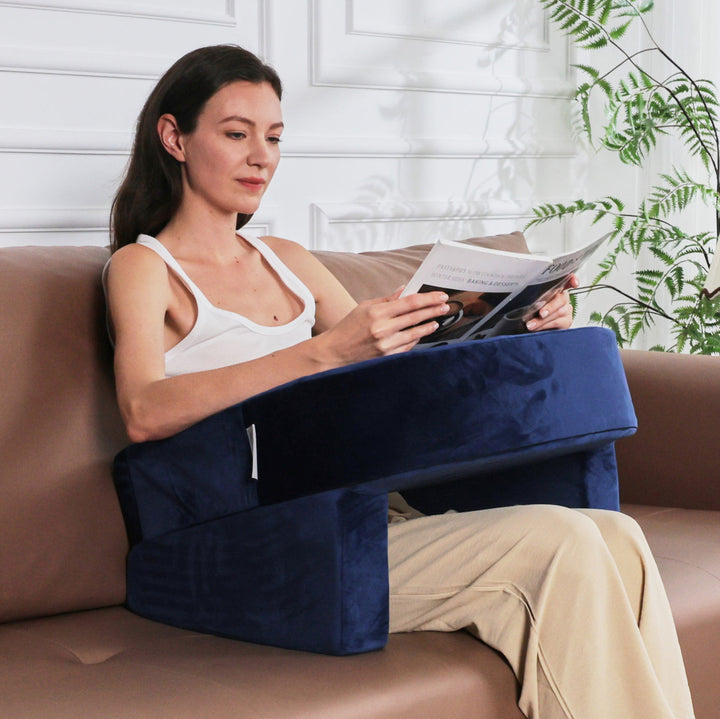 Ladies Ergonomic Reading Pillow with Side Support Stornfield