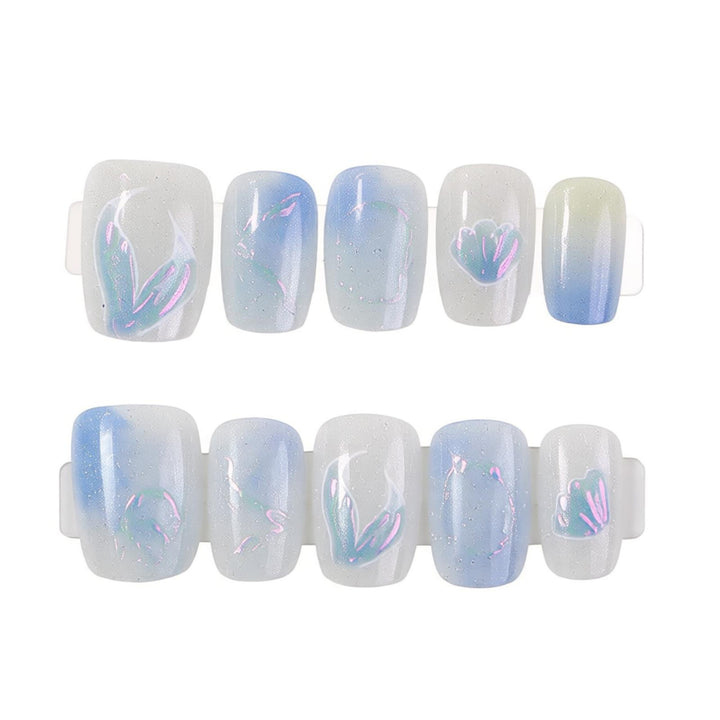 Elegant Artistic Press-On Nail Set Stornfield