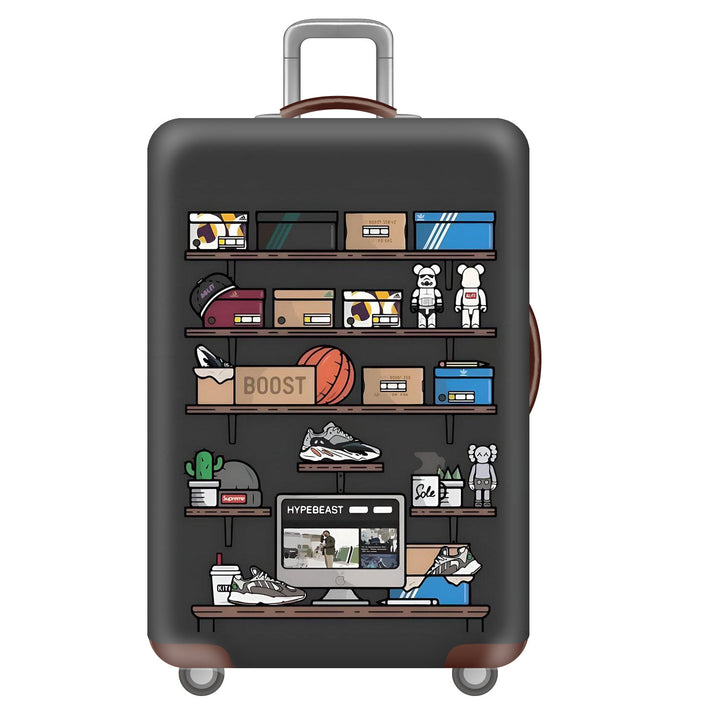 Unisex Hard-shell Suitcase with Impressive Futuristic City Design Stornfield